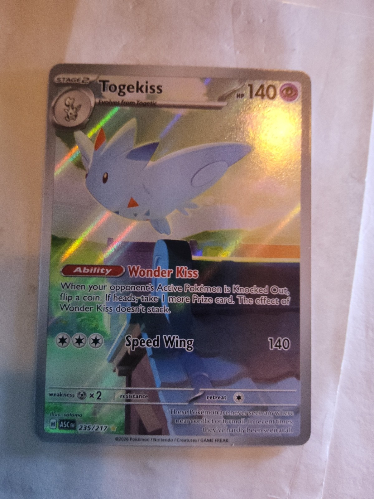 Togekiss 235/217 Me: Ascended Heroes Holo