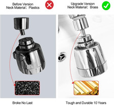 360  Swivel Kitchen Sink Faucet Aerator Faucet Sprayer Attachment Tap Aerator...