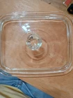 vintage pyrex lid only glass Rectangle A-22