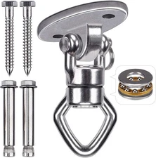 Swing Hanger with Bearing Swivel 800LB Capacity Stainless Steel Ceiling Mount Br