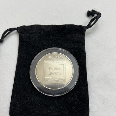 SONY Trinitron Team Commemorative Coin 40,000 BVMs  With Plastic Case and Bag