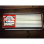 VINTAGE BUDWEISER BEER CLYDESDALE LIGHTED PRICE/MESSAGE BOARD SIGN WORKS