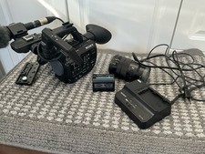 Sony PXW-FS5M2 FS5 4K w/ Sony SELP18105G Lens  Sony ECM-VG1 Microphone
