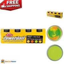 PowerBait Trout Fishing Dough Bait 4 Color Pack - Enhance Your Catch Today!