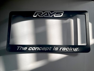 AUTHENTIC Rays Wheels  The Concept is Racing License Plate Frame RARE Sold Out