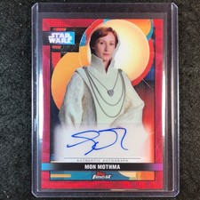2025 Star Wars Smugglers Outpost GENEVIEVE O'REILLY MON MOTHMA Finest Auto 5/5