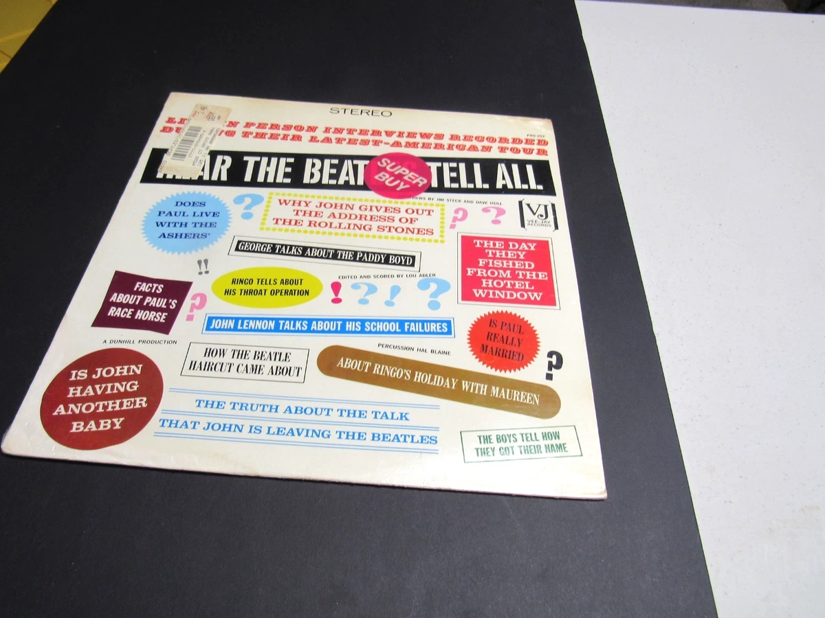 超レア✨HEAR THE BEATLES TELL ALL 形状レコード Hear The Beatles Tell All for sale | eBay
