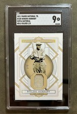 2021 Panini National Treasure Rogers Hornsby Sepia 1/5 SGC 9 HOF 🔥🔥🔥