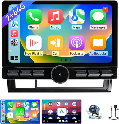 Car Stereo for Toyota Tacoma (2005 2015) Wireless CarPlay & Android Auto 2+64GB