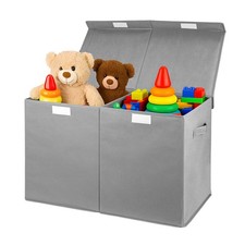 Toy Box Chest Organizer 80L Large Foldable with Lid 60×33×39.5 cm