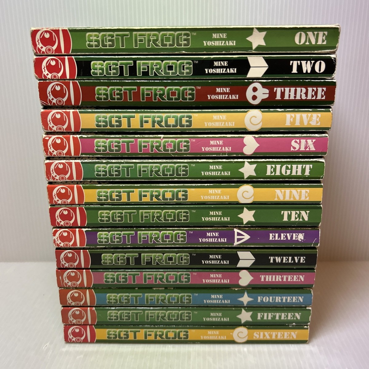 SGT. FROG Vol 1-3, 5, 6, 8-16 by Mine Yoshizaki ~ English Manga