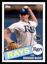 2020 Topps Brendan McKay Rookie 1985 35th Anniversary #85-96 Baseball Card