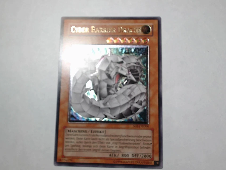 Yugioh CYBER BARRIER DRACHE , soi-de006 Ultimate Rare deutsch Near Mint  - Bild 3 von 4