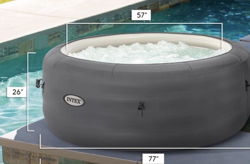 Intex Simple Spa 2-4 Person Inflatable Hot Tub Replacement 77"x26" (TUB ONLY)
