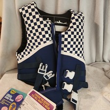 Chriffer Kids Swim Vest size M Boys and Girls, Easy On/Off Zipper