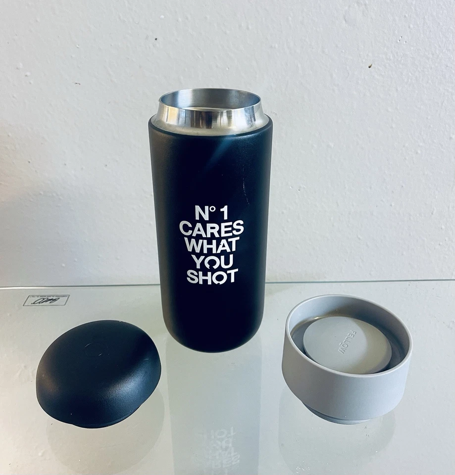 Taza Fellow Carter Move 16 oz negra 3 piezas aislada 360 tapa magnética G/FORE Foto 4 de 4