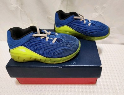 Reebok Infant 6 Blue Lime Green Shoes Zig Kinetica Ghostbusters Mesh Lightweight