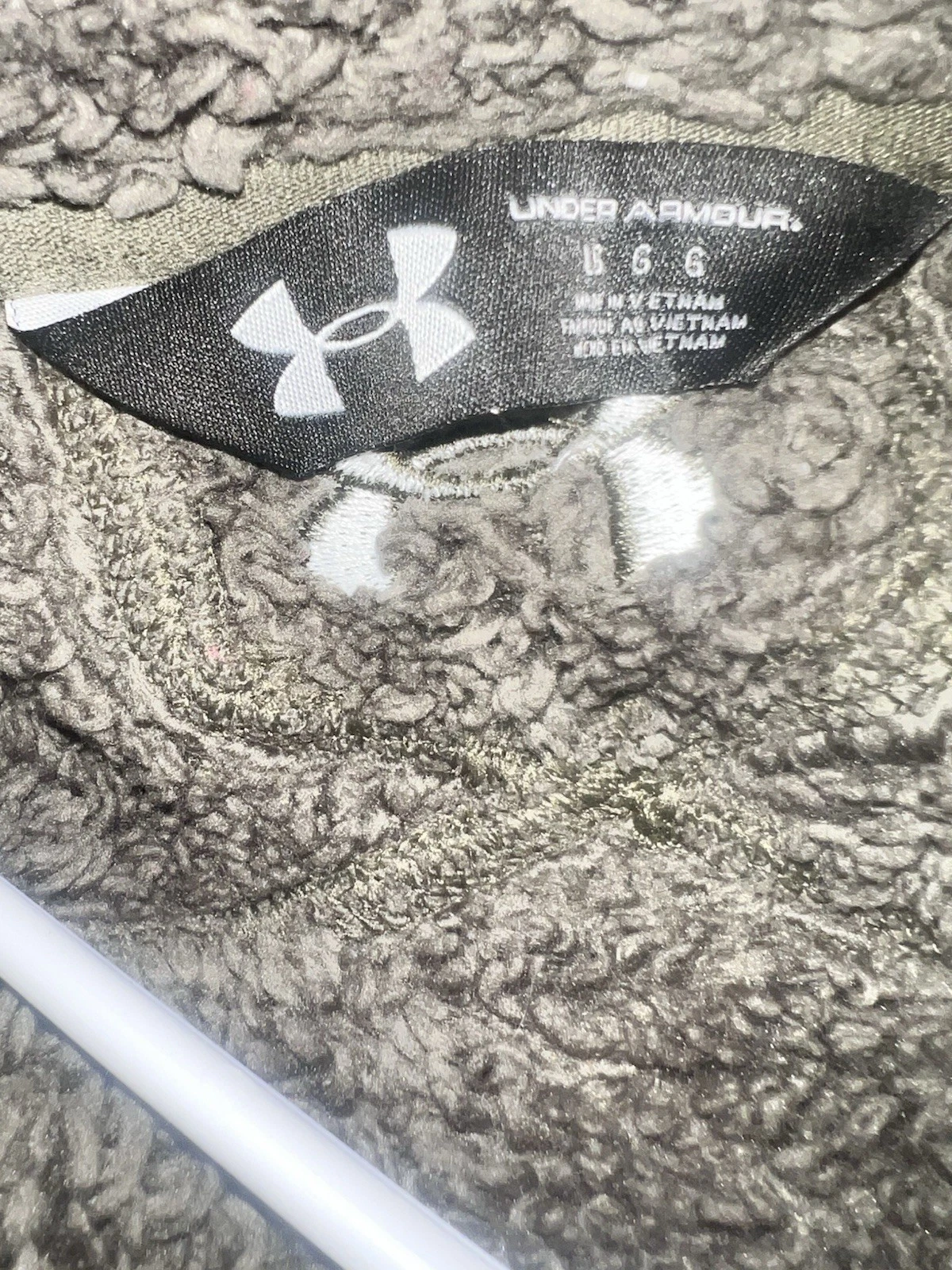 Under Armour Tactical Super Fleece Jacket Men L Marine OD Green Storm 1279629 image 6