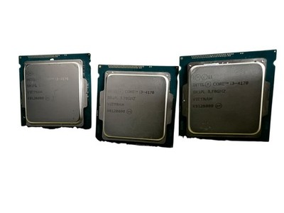 Lot of 3 Intel SR1PL Core i3-4170 4TH Gen 3.7GHZ CPU Processor