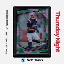 2025 PANINI PRIZM INTERNATIONAL #182 STEFON DIGGS LOTUS FLOWER /18