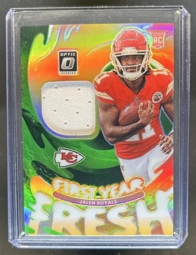 2025 Donruss Optic Jalen Royals Neon Green (RAW)