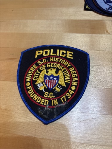 Georgetown South Carolina Police Patch Used 