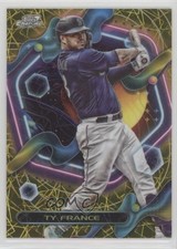 2023 Topps Cosmic Chrome Gold Interstellar Refractor 22/50 Ty France #9 17ac