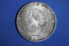 1970 F Germany Ludwig Van Beethoven 5 Mark Silver Coin #M25458