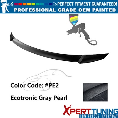 Fits 21-25 Hyundai Elantra M4 Style Painted #PE2 Gray Trunk Spoiler Wing Lip ABS
