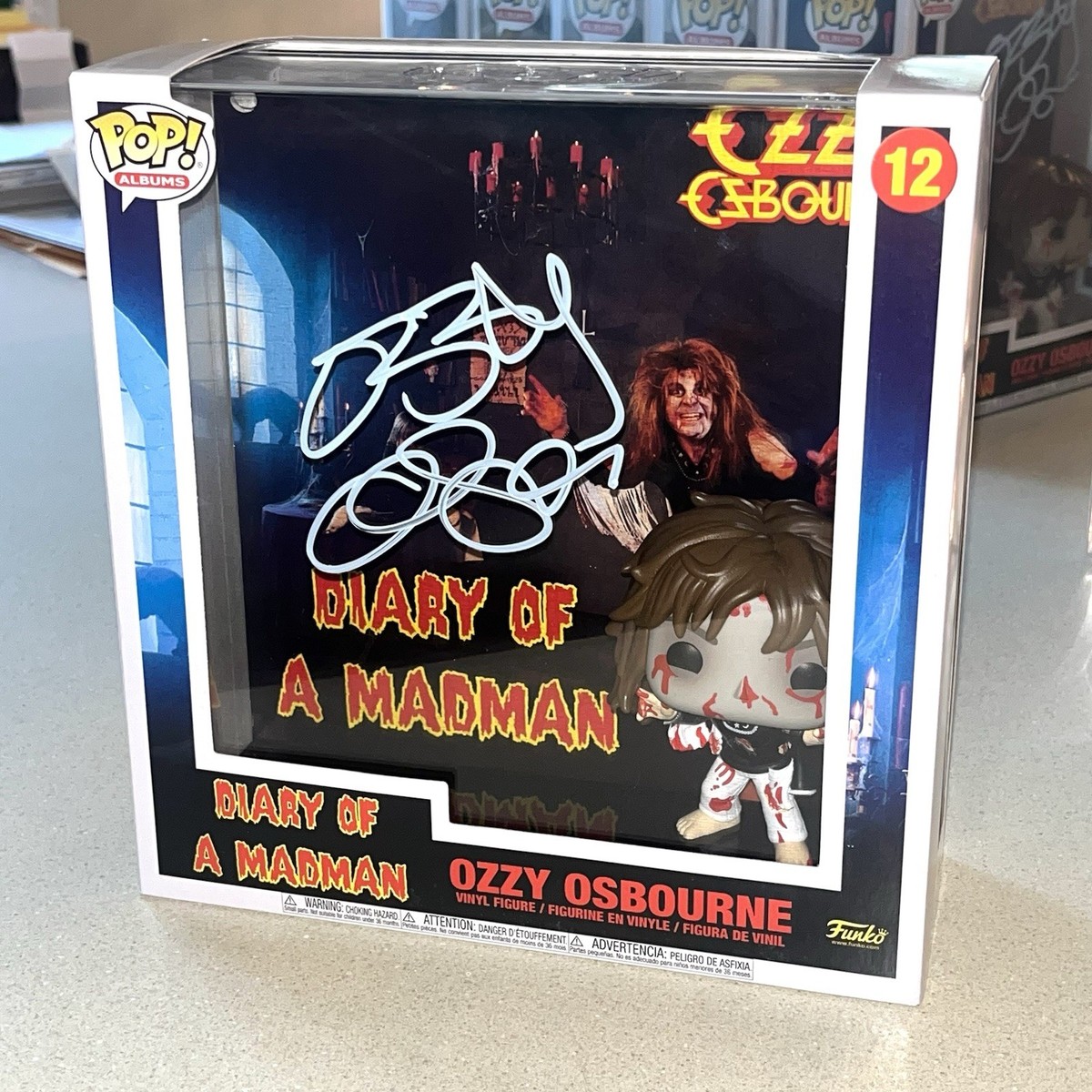 OZZY OSBOURNE signed autographed DIARY OF A MADMAN FUNKO POP 