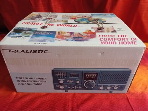 Récepteur Radio Realistic DX-302 - 10kHz-30MHz - Pour Pièces Ou Réparation