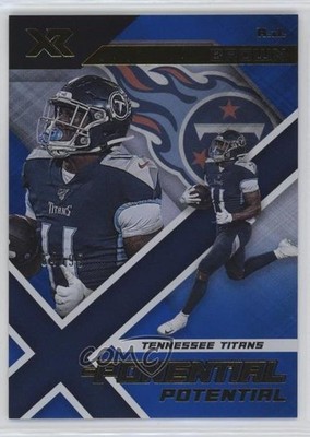 2020 Panini XR X-Ponential Potential Blue 54/99 AJ Brown #4 1a99