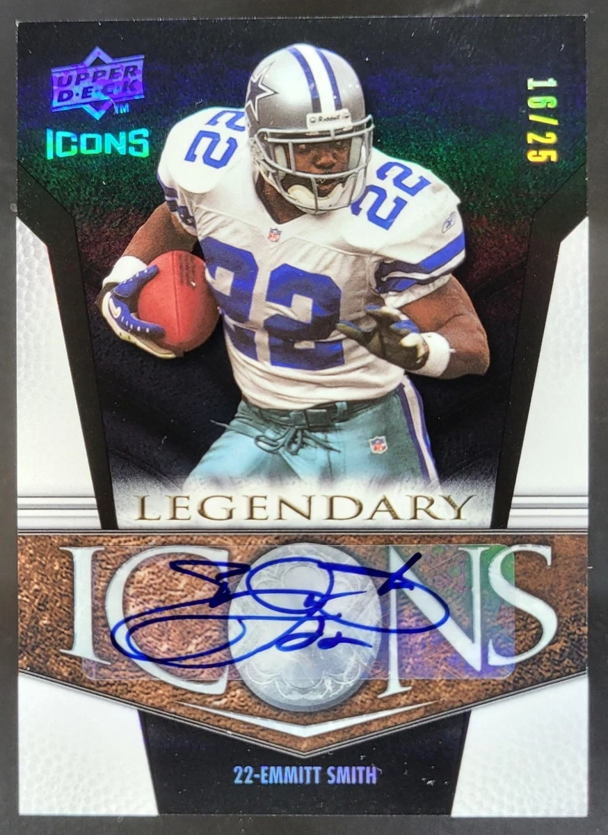 Emmitt Smith Football Sports Trading Card Singles Serial Numbered