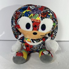 Sonic The Hedgehog Sticker Bomb Print Plush 6 Toy Factory Sega