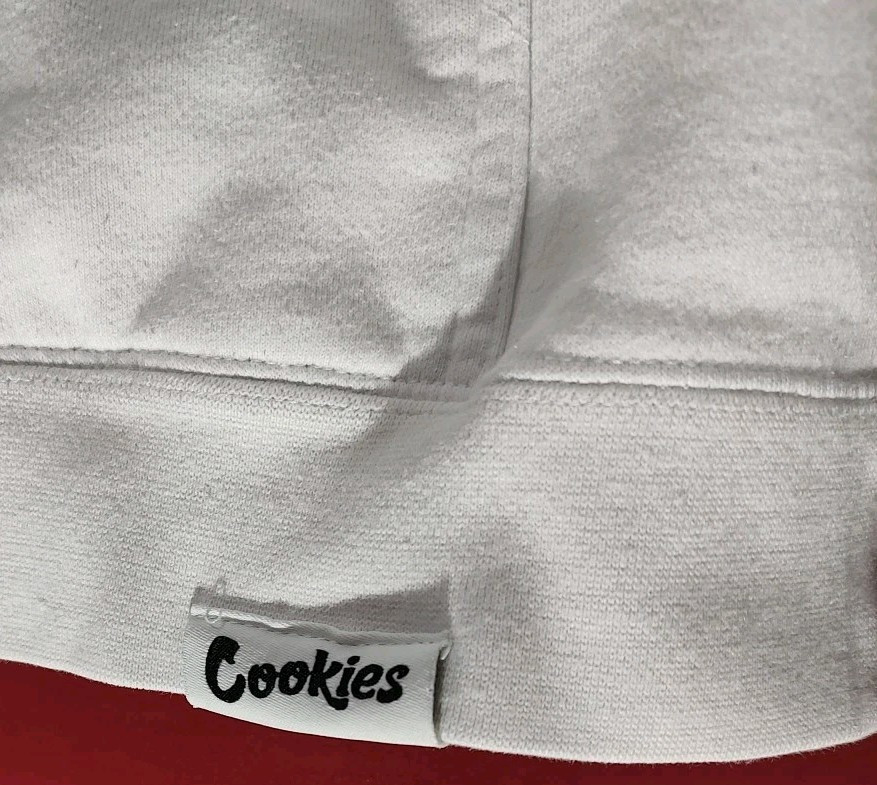 Authentic Cookies Brand Original White/Blue Hoodie Sweatshirt