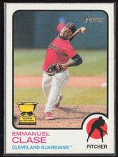 2022 Topps Heritage Emmanuel Clase Cleveland Guardians #394