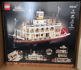 ✅New Sealed✅ LEGO Idea 21356 River Steamboat&nbsp;Set 4090Pcs DoubleBox Ship Fast