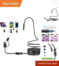 3-in-1 Waterproof Endoscope Camera with 6 LED for Android  PC - 1M Flexibility