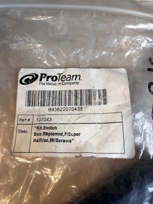 ProTeam Kit Switch Box Replacement 107043