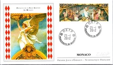 Monaco SC# 2664 FDC 2012 Frescoes in the Salle Garnier Music - A03512