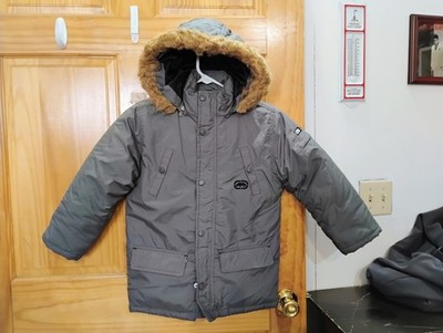 Jacket Ecko Unltd Kids Youth Insulated Puffer Parka With Removable Hood Size 5