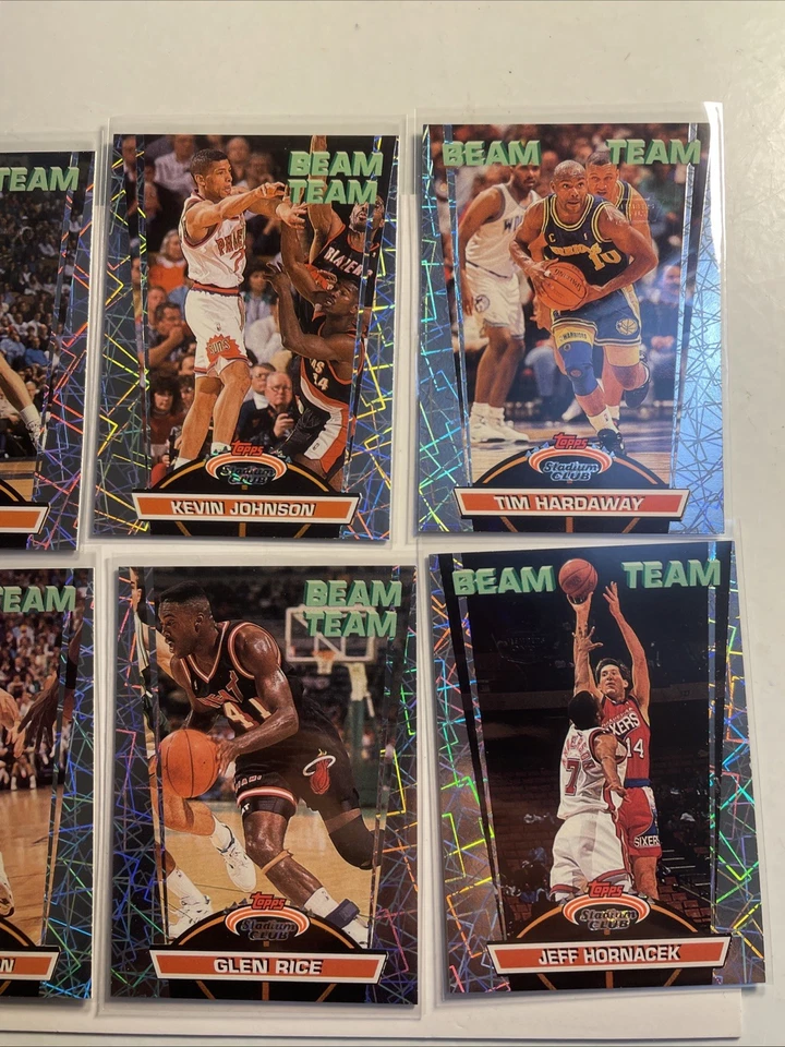 Lote (8) Topps Stadium Club Beam Team 1992-93 casi nuevo/como nuevo Foto 3 de 4