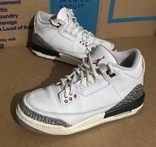 Nike Air Jordan 3 White Cement Reimagined GS Size 5.5Y Or Women Sz 7 DM0967-100