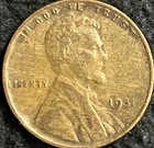 1931-P Lincoln Wheat Penny