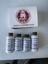 Angelus Paint Set with Acrylic Finisher 600, 610 Leather Paint