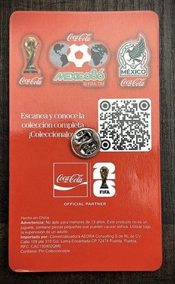 World Cup 2026 Coca Cola Mexico, La Seleccion Logo pin. Mexico