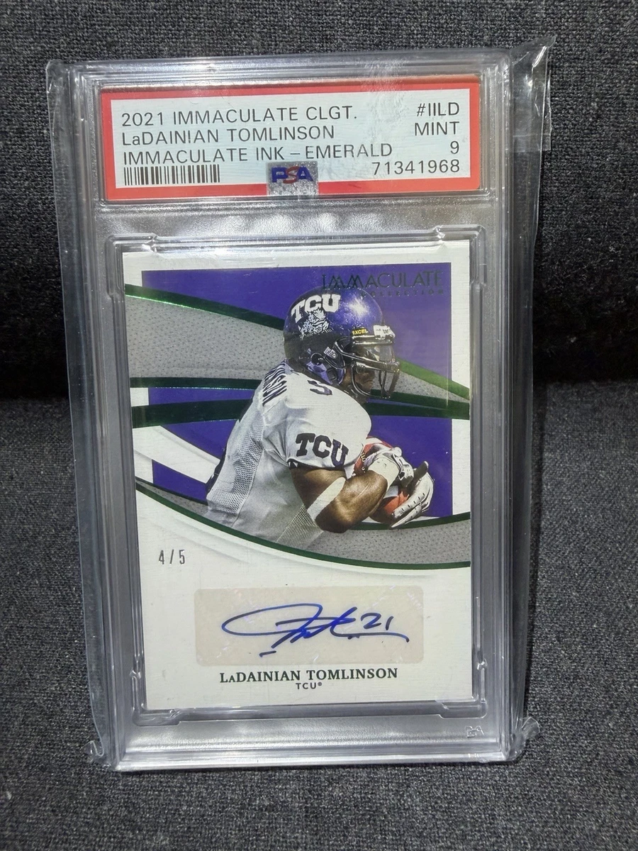 LaDainian Tomlinson Football Autographed Sports Trading Cards for