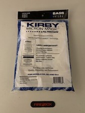 Kirby Micron Magic Filtration Bags 3pk For G4 G5 G6 Genuine Sealed - 197294