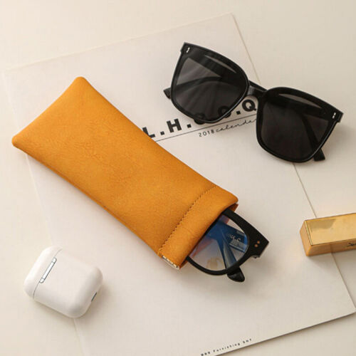 PU Leather Glasses Storage Bag Automatic Closed Sunglasses Case Waterproof Pouch - Picture 10 of 15