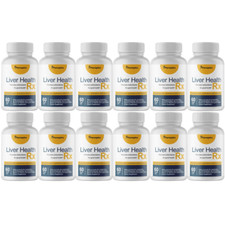 Liver Health RX Formula Supplement Pure Health - 12 Pack 720 Capsules